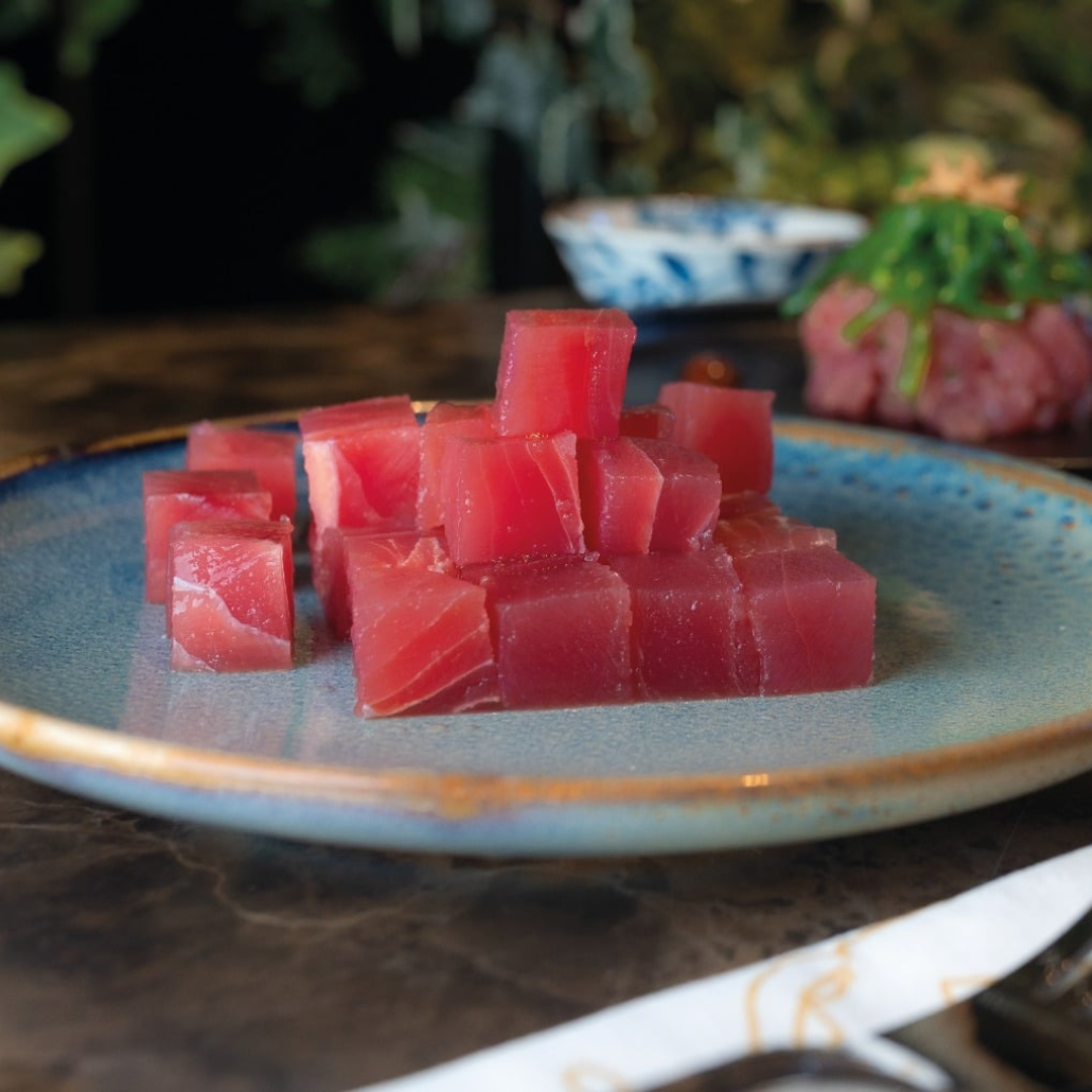 Tunfisk sashimi - terninger